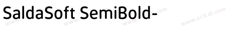 SaldaSoft SemiBold字体转换